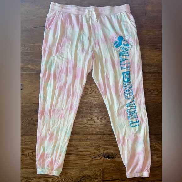 Walt Disney World Pastel Tie Dye Sweatpants - Picture 2 of 3